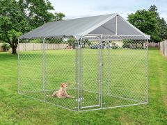 Bingo Dog Kennel and Run 4x2.3x1.83m with Roof