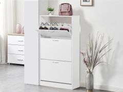 Matilda 3 Drawer Shoe Cabinet Storage Rack - White