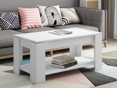Kendall Coffee Table with Lift Top - White