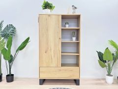 FROHNA Bookshelf Cabinet with Drawer - OAK