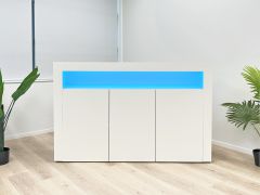 Shiel Sideboard LED Buffet Table Cabinet - White