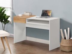 Archie 110cm Computer Desk - White