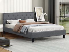 Blane Double Bed Frame - Dark Grey