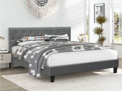Blane Super King Bed Frame - Dark Grey