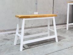 Avon Bar Bench Seat - Oak + White