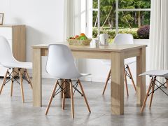 Azar Dining Table Rectangle 120 X 80cm - Oak