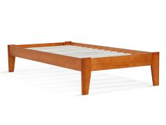 MERI Single Wooden Bed Frame - OAK