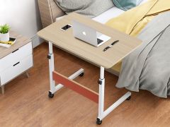 60 x 40cm Adjustable Laptop Stand Table - White