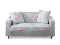 Single Sofa Cover Couch Cover 90-140cm - FLAMINGO