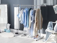 Portable Adjustable Clothes Rack - Single