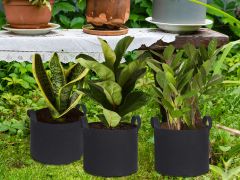 5 Gallon Fabric Pot Planter Grow Bags - Set of 5