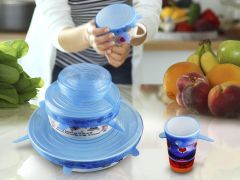 Reusable Silicone Stretch Lids 6pcs Set