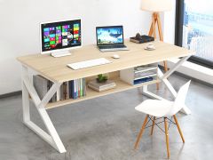 Yael 120cm Computer Desk - Maple