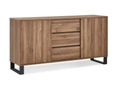 FROHNA Sideboard Buffet Table with 3 Drawers - WALNUT