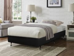 Vinson Fabric King Single Bed Base - Black