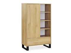 FROHNA Bookshelf Cabinet with Drawer - OAK