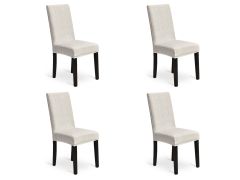 4PCS Dining Chair Cover - LIGHT GREY