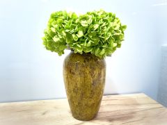 Elara Ceramic Vase Yellow - Small