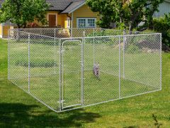 Bingo Dog Kennel and Run 4 x 4 x 1.83m