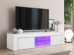 Maize 1.3m LED Entertainment Unit - White