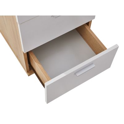 NAKIA 3 Drawer Filing Cabinet - OAK