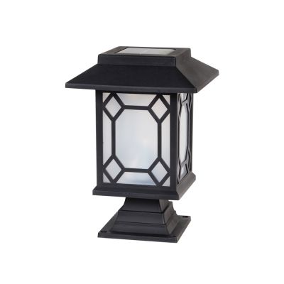 Square Solar LED Fence Light Outdoor Garden Post Cap Lamp