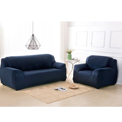 2 Seater Sofa Cover Couch Cover 145-185cm - NAVY