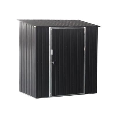 TOUGHOUT Garden Shed 1.94M x 1.19M x 1.98M BLACK