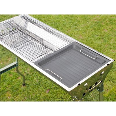 Stainless Steel Charcoal BBQ Grill