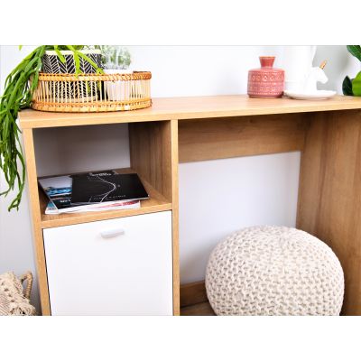 Makalu 100cm Computer Desk - Oak