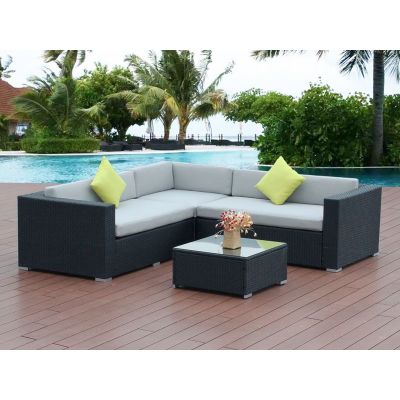 BetaLife Rattan Outdoor Sofa Set 4PCS
