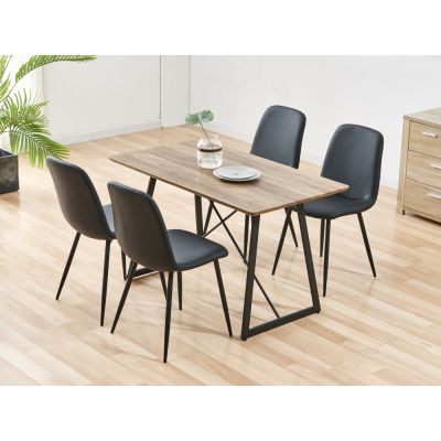 ALMA Dining Table Rectangle 120x70cm - WALNUT