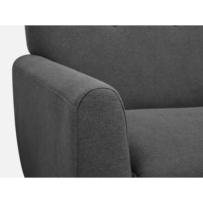 MUNICH 3-Seater Sofa Bed DARK GREY