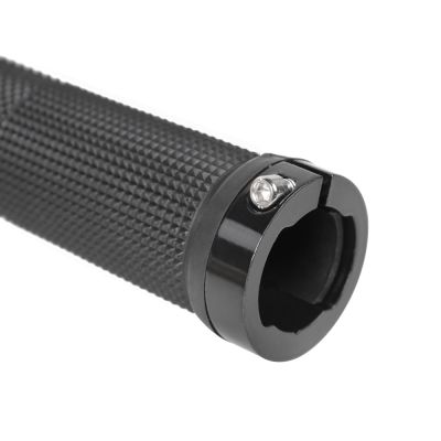Dual Lock on Bicycle Bike Handlebar Grips 2PCS - BLACK