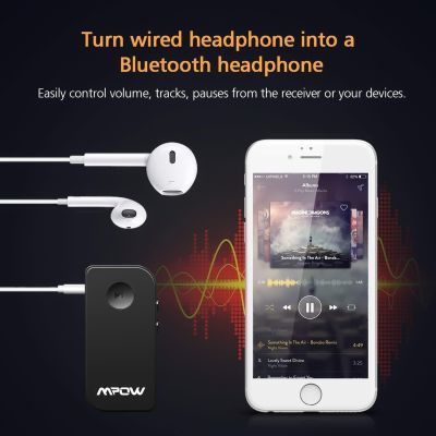 Mpow Bluetooth 4.1 Audio Receiver Dual Link AUX Adapter