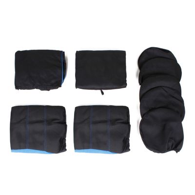 Car Seat Cover 9PCS Set - BLUE