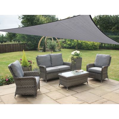 TOUGHOUT Shade Sail Triangle 3.6m x 3.6m x 3.6m - CHARCOAL