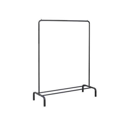 Metal Clothes Rack Organiser Coat Hanger 117x150cm - BLACK