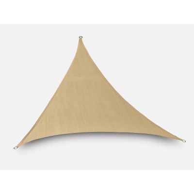 TOUGHOUT Shade Sail Triangle 5m x 5m x 5m - DESERT SAND