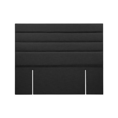 WENDY Upholstered Headboard Queen - BLACK