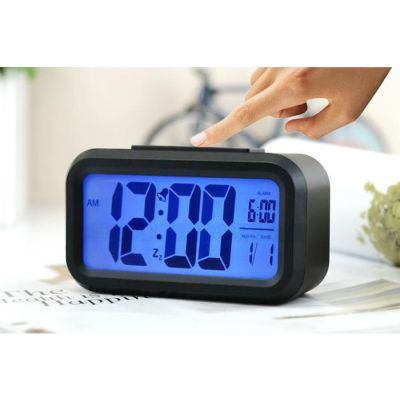 Digital Alarm Clock Smart LED BLACK