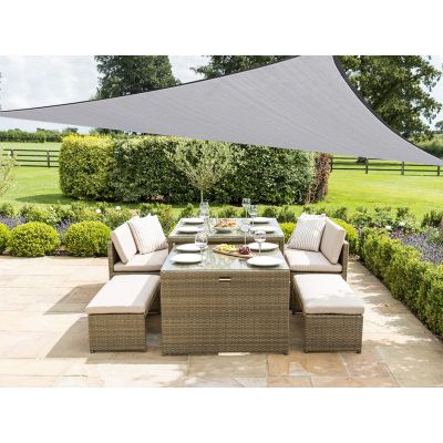 TOUGHOUT Shade Sail Triangle 3.6m x 3.6m x 3.6m - GREY