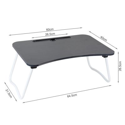 Portable Laptop Desk Laptop Tray Table - BLACK