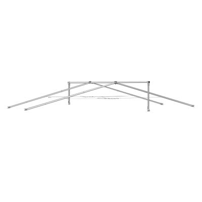 Bingo Dog Kennel 4m x 4m Roof