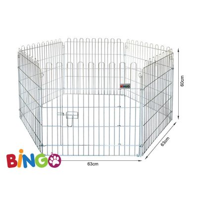 BINGO - Dog Pet Play Pen 60 x 63CM - 6pcs