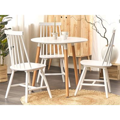 Finley Dining Table Round 80 x 76cm - White