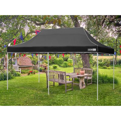 Toughout Thunderstorm Gazebo 3 x 6m - Black