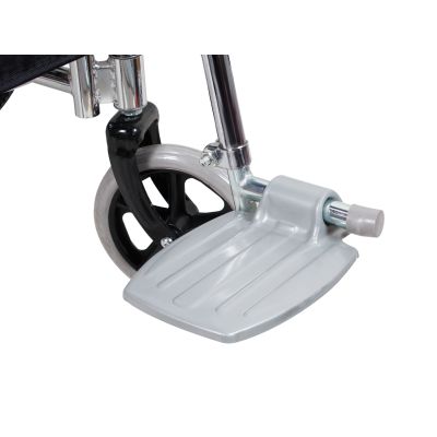 Self-Propelled Wheelchair with Toilet - Black