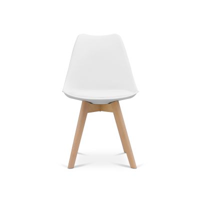 Evelyn Dining Chair Padded - Set of 2 - White