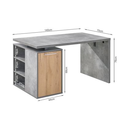 Clifford 140cm Computer Desk